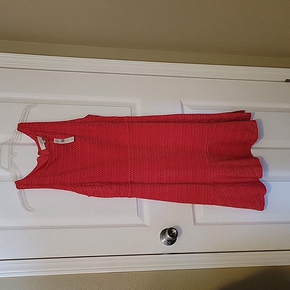 Ann Taylor Loft Women's Red Dress Size 10 NWT